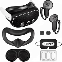Набор аксессуаров DK 7-in-1 VR для Meta Quest 3 Black Набор аксессуаров DK 7-in-1 VR для Meta Quest 3 Black