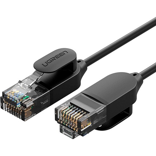 Патч-корд Ugreen NW122 CAT 6A Pure Copper Ethernet Cable OD2.8 0.5m Black (70331) - придбати в Дніпрі, Україні: ціна, характеристики | інтернет-магазин TOUCH