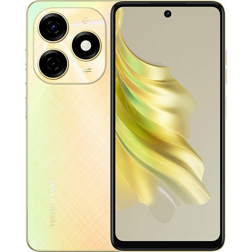 Смартфон Tecno Spark 20 (KJ5n) 8/128GB Neon Gold (4894947013560)