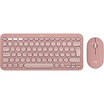 Комплект (клавіатура + миша) Logitech Pebble 2 Combo Rose (920-012241) UA