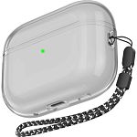 Чехол AhaStyle Transparent Case для Airpods Pro 2 Black 