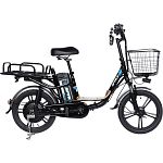 Электровелосипед Space eELDORADO 18" 2025 10Аh Black-blue (ELB-SP-18-002)