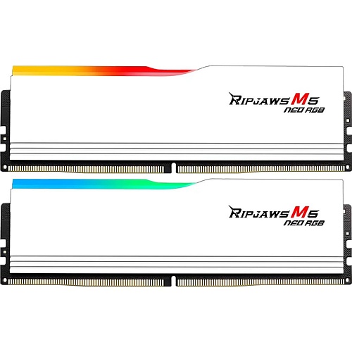 Модуль пам'яті DDR5 G.Skill Ripjaws M5 Neo RGB 2x16GB 6000MHz White (F5-6000J3636F16GX2-RM5NRW) - придбати в Дніпрі, Україні: ціна, характеристики | інтернет-магазин TOUCH