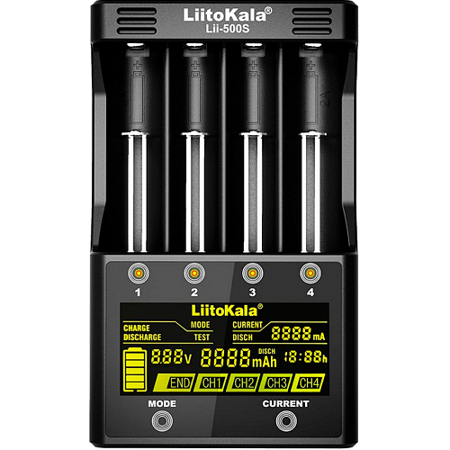 Зарядний пристрій Liitokala Lii-500s - придбати в Дніпрі, Україні: ціна, характеристики | інтернет-магазин TOUCH