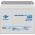 Аккумулятор LogicPower AGM-MG 12V (12V/33Ah/396Wh) (6558)