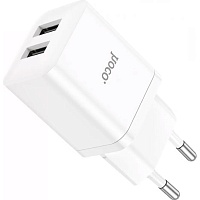 Мережевий зарядний пристрій Hoco N25 2 USB White (782083) - придбати в Дніпрі, Україні: ціна, характеристики | інтернет-магазин TOUCH Мережевий зарядний пристрій Hoco N25 2 USB White (782083) - придбати в Дніпрі, Україні: ціна, характеристики | інтернет-магазин TOUCH