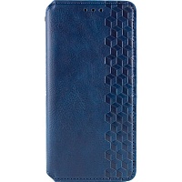Чохол-книжка GETMAN Cubic Case для Redmi Note 13 Pro 4G/ Poco M6 Pro 4G/ Note 14S Blue