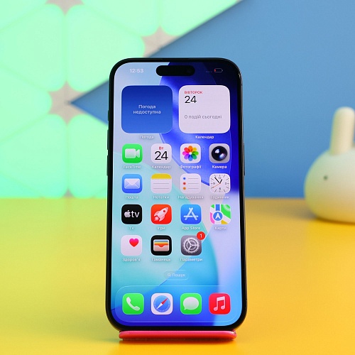 Смартфон Apple iPhone 15 Pro 128GB Black Titanium (MTUV3) Б/У