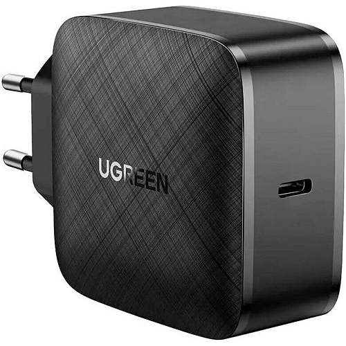 Сетевое зарядное устройство Ugreen CD217 GaN PD QC4.0 Fast Charger 65W 3A Black (70817)