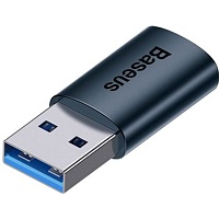 Переходник Baseus Ingenuity Series Mini OTG USB 3.1 to Type-C Blue (ZJJQ000103)