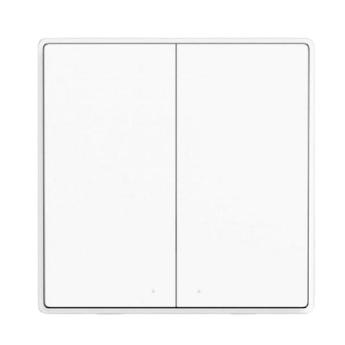 Умный выключатель двухклавишный Aqara Wireless Remote Switch D1 (WXKG07LM)