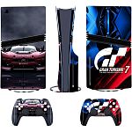 Наклейки для консолі DK Console Skin Sticker для PS5 Pro Blu-Ray (Silver)