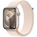 Смарт-часы Apple Watch Series 9 GPS 45mm Starlight Aluminum Case with Starlight Sport Loop (MR983)