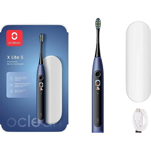 Електрична зубна щітка Oclean X Lite Set Blue - придбати в Дніпрі, Україні: ціна, характеристики | інтернет-магазин TOUCH
