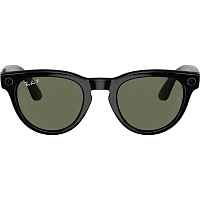 Смарт-очки Ray-Ban Meta Headliner Large - Shiny Black/G-15 Green (RW4009F 601/71 51-23) Уценка