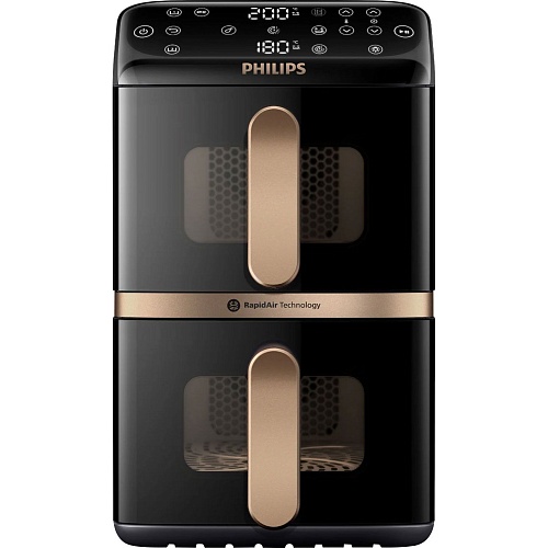 Мультипіч Philips 4000 Series Stacked Dual Basket NA462/70 - придбати в Дніпрі, Україні: ціна, характеристики | інтернет-магазин TOUCH