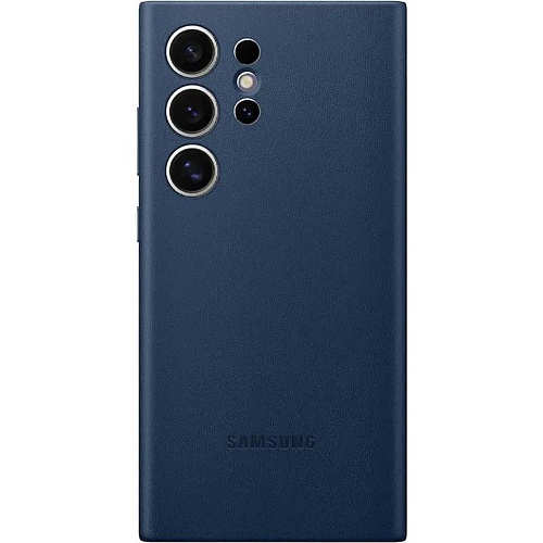Чехол Epik Leather Case для Samsung Galaxy S24 Ultra Navy Blue AAA