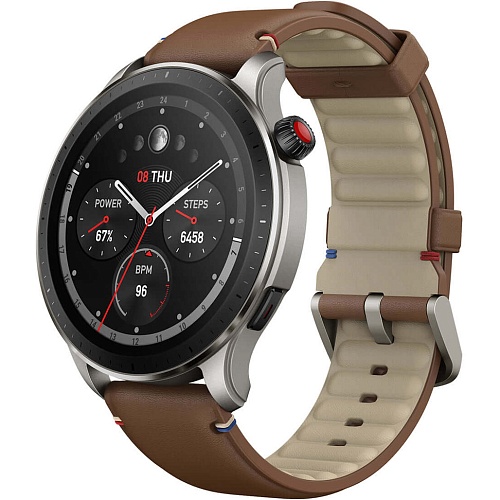 Смарт-годинник Amazfit GTR 4 (Brown Leather) - придбати в Дніпрі, Україні: ціна, характеристики | інтернет-магазин TOUCH