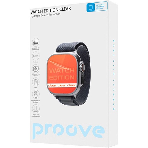 Гидрогелевая защитная пленка Proove Hydrogel Screen Protective Watch Edition Size S Clear (GGWE11801150)