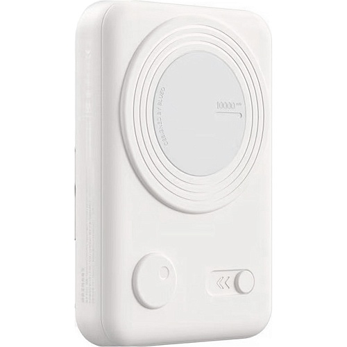 Внешний аккумулятор Blueo Magnetic Wireless Power Bank With Stand 20W 10000mAh White (P010WHTS)