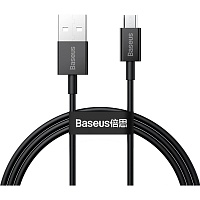 Кабель Baseus Superior Series Fast Charging micro-USB 2A 2m Black (CAMYS-A01) 