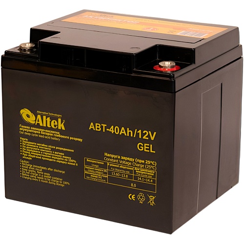 Аккумулятор Altek GEL 12V/40Ah (2114219)