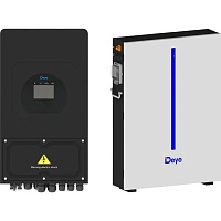 Система зберігання енергії Deye SUN-6K-SG03 Black 6kW + АКБ RW-M6.1-B 6.1kWh (51.2V/120Ah/6144Wh) - придбати в Дніпрі, Україні: ціна, характеристики | інтернет-магазин TOUCH