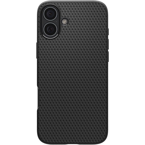 Чохол Spigen Liquid Air для Apple iPhone 16 Matte Black (ACS08194) - придбати в Дніпрі, Україні: ціна, характеристики | інтернет-магазин TOUCH Чохол Spigen Liquid Air для Apple iPhone 16 Matte Black (ACS08194) - придбати в Дніпрі, Україні: ціна, характеристики | інтернет-магазин TOUCH