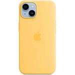 Чехол Silicone Case with MagSafe для Apple iPhone 14 Sunglow ААА