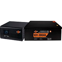 Источник бесперебойного питания (ИБП) LogicPower 1500VA + LiFePO4 2560W (20485)