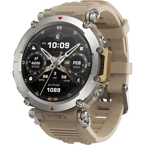 Смарт-годинник Amazfit T-Rex Ultra Sahara (W2142EU2N) - придбати в Дніпрі, Україні: ціна, характеристики | інтернет-магазин TOUCH