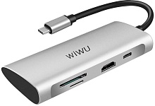 USB-хаб WiWU Alpha 731HP (Gray) USB-хаб WiWU Alpha 731HP (Gray)