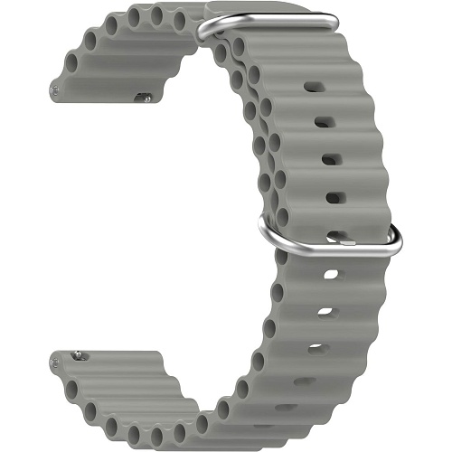 Универсальный ремешок для смарт-часов DK Ocean Band 22mm Grey