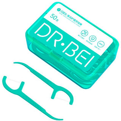 Зубна нитка Xiaomi DR.BEI Dental Floss 50шт. - придбати в Дніпрі, Україні: ціна, характеристики | інтернет-магазин TOUCH