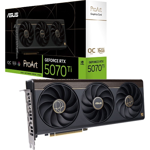 Відеокарта Asus ProArt GeForce RTX 5070 Ti OC 16GB (PROART-RTX5070TI-O16G) UA - придбати в Дніпрі, Україні: ціна, характеристики | інтернет-магазин TOUCH