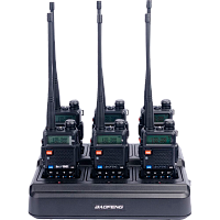 Рация Baofeng UV-5RHC Black Six pack + зарядный комплект (BL-5X6 + 6 BL-5L) (UV-5RHC_6_6WCBF888S_BL-5L)
