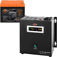 Источник бесперебойного питания (ИБП) LogicPower W500 + LiFePO4 820 Wh (29914)