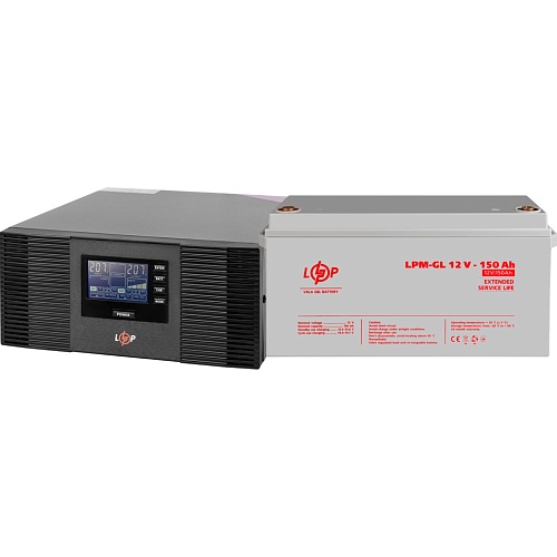 Источник бесперебойного питания (ИБП) LogicPower UPS B1500 + АКБ GL 1800Wh (19997)