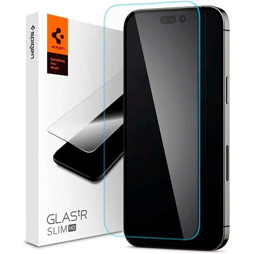 Защитное стекло Spigen ALM GLAS.TR Slim Clear для Apple iPhone 14 Pro (AGL05222)