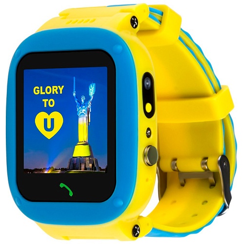 Детские смарт-часы AmiGo Glory GO004 Blue-Yellow