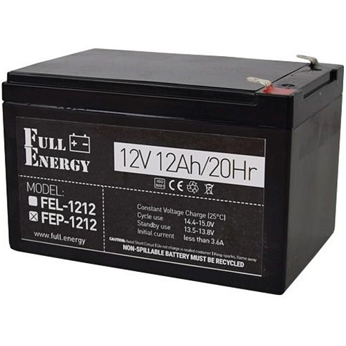 Акумулятор Full Energy FEP-1212 AGM 12V (12V/12Ah/144Wh) - придбати в Дніпрі, Україні: ціна, характеристики | інтернет-магазин TOUCH