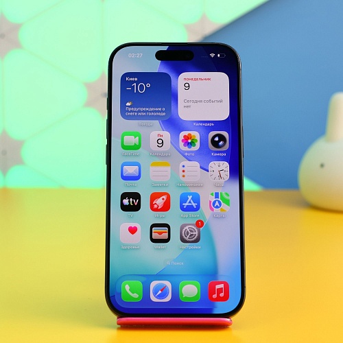 Смартфон Apple iPhone 16 Pro 128GB Black Titanium (MYND3) Б/У