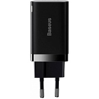 Мережевий зарядний пристрій Baseus Super Si Pro 30W USB-C + USB-A Black (CCSUPP-E01) - придбати в Дніпрі, Україні: ціна, характеристики | інтернет-магазин TOUCH