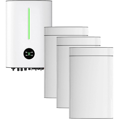 Гибридный солнечный инвертор Livoltek Hyper-6000 + АКБ 3 x Livoltek BLF51 (51.2V | 100Ah | 5120Wh)