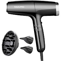 Фен BaByliss PRO BAB8550BE Falco Black/Silver Уценка