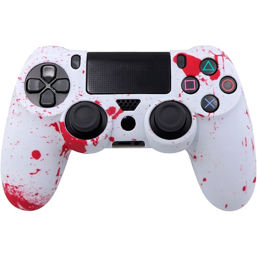Чехол на геймпад Silicone Case для Sony DualShock 4 Blood