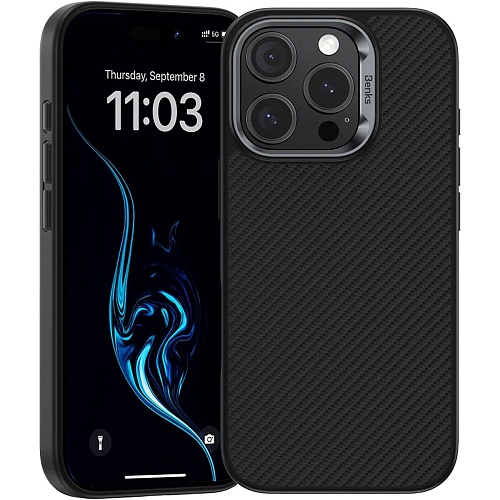 Чохол Benks ArmorPro Kevlar Case 600D MagSafe для Apple iPhone 16 Pro Black (6948005904999) - придбати в Дніпрі, Україні: ціна, характеристики | інтернет-магазин TOUCH