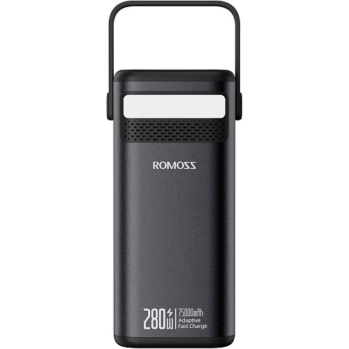 Зовнішній акумулятор Romoss PMT75 75000mAh 280W Black (PMT75-1E2-2113H) - придбати в Дніпрі, Україні: ціна, характеристики | інтернет-магазин TOUCH