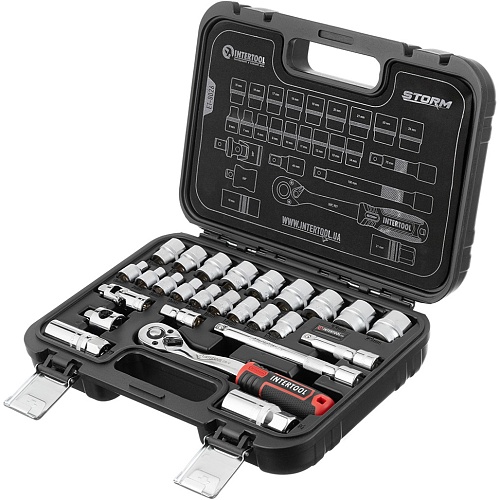 Набор торцевых головок с трещоткой Intertool ET-8026 26шт
