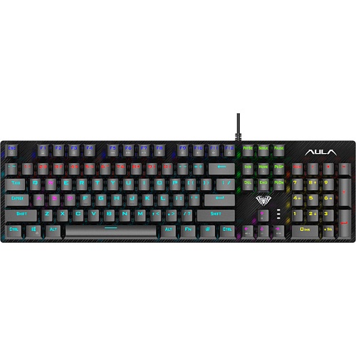 Клавиатура Aula Mountain S2022 Mechanical KRGD Blue EN/UA Black (6948391240527)
